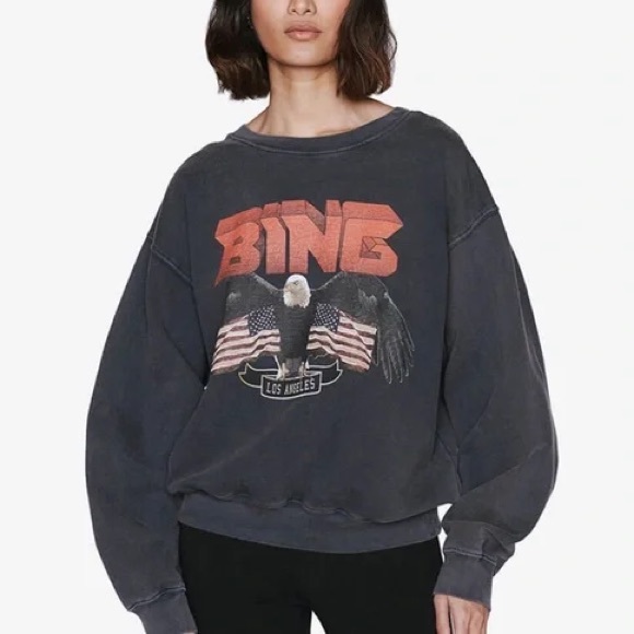 ANINE BING VINTAGE EAGLE SWEATSHIRT - Picture 8 of 8